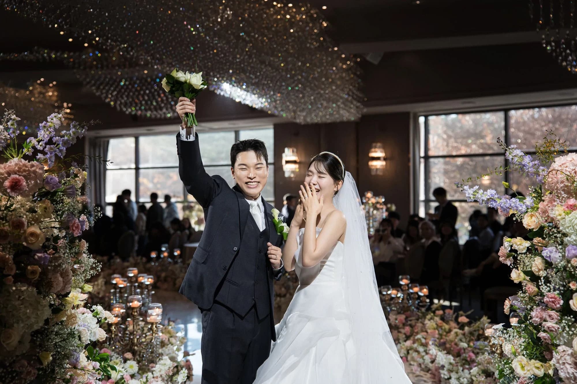 상암 월드컵컨벤션에서 촬영한 마리안웨딩 본식스냅 사진 1