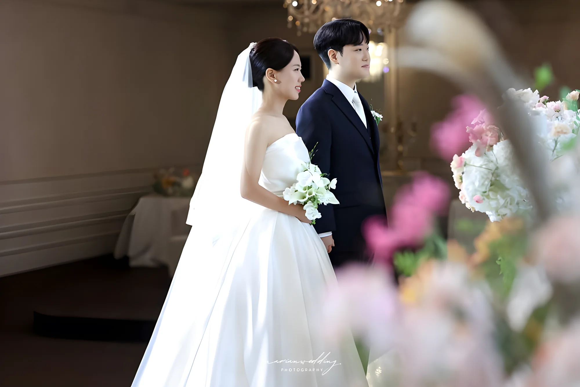 상록아트홀에서 촬영한 마리안웨딩 본식스냅 사진 1